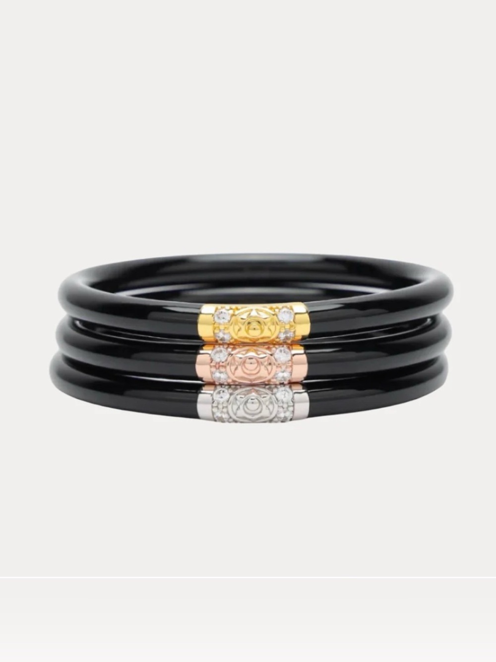 Budhagirl three kings black bracelet set size Large